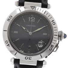 CARTIER Pasha 38mm W3101755 Date gray Dial Automatic Men's Watch_920266