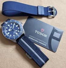 TUDOR Pelagos FXD Marine Nationale MN22 Titanium Blue Dial Box Card New 2023