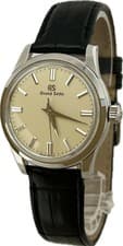 Grand Seiko 9S64-00Z0 Elegance Collection Manual Wind Watch 37mm Leather Black