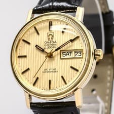 Vintage *NEAR MINT* OMEGA De Ville f300Hz Cal.1260 Chronometer Quartz 35mm Men's