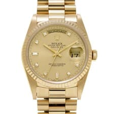 ROLEX Day-Date 18238A Case Size 36 x 36 mm Men's Used Watch #32231