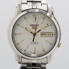 Seiko 5 7S26-03S0 3N1009 Silver Dial Men's Watch 1397000 2KHT ABC19183 KMT