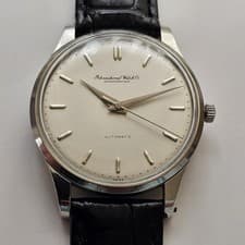 Vintage IWC Schaffhausen Automatic Stainless Steel Men's Wristwatch Cal 852