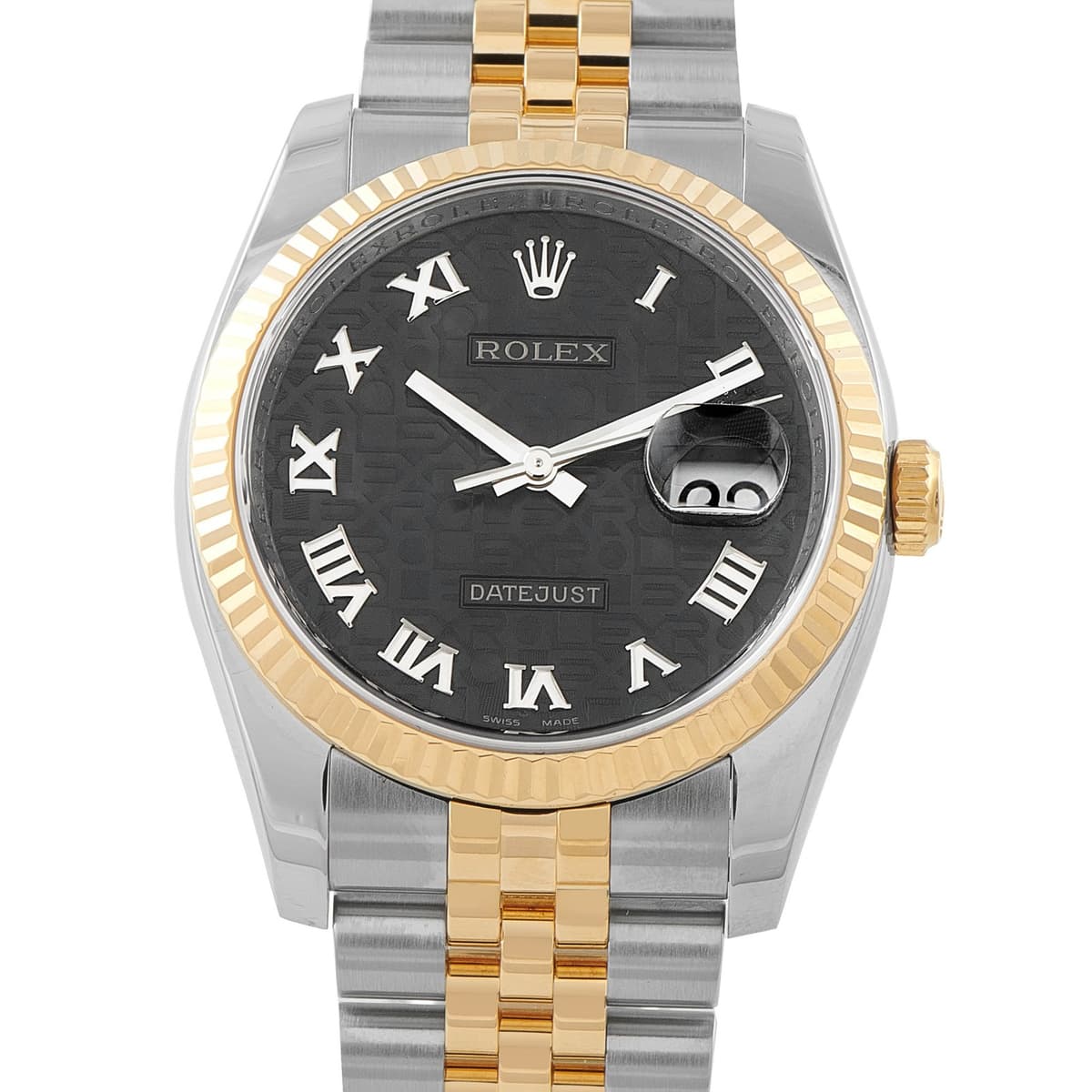 Rolex Datejust 36 Computer Dial Two-Tone Jubilee Watch 116233