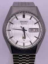 SEIKO Elnix 0703 Quartz Watch Silver JP