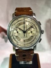 Vintage Mechanical Chronograph Oriental Jumbo Calib Valjoux 92 Years 40 Military