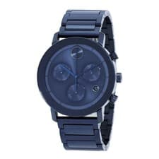 Movado 3600812 Bold Evolution Blue Dial 42 mm Men's Watch New