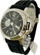 Panerai Luminor GMT Automatic OP6761 PAM00088 Black Mens Watch Excellent A6258