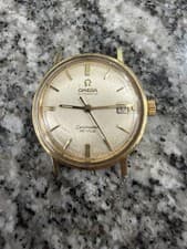 Omega Seamaster Gold Front, Working. Sold As Is.