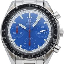 Omega Speedmaster Racing Blue 39mm 3510.81 SS Men s Watch Blue Finished  Used