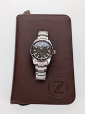 Zelos Horizons Diver 200M Auto Grey Gilt Dial SS Watch Ltd 041/100 Box