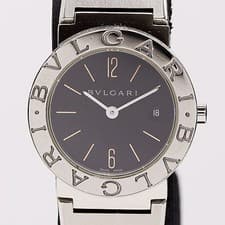 BVLGARI BB26SS D329184 QZ Ladies Watch Black Dial Working Japan Dress Watch