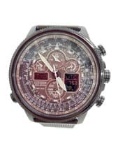 CITIZEN JY803750E Eco-Drive Solar Chronograph Watch Near Mint JAPAN