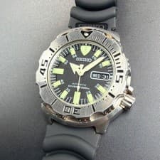 Seiko Black Monster 7S26 0350 SKX779 Divers Japan