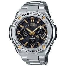 【CASIO】G-SHOCK GST-W110D-1A9JF Black Gold G-STEEL Solar Atomic Men's Watch Japan