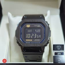 CASIO G-SHOCK MR-G MRG-B5000BA-1JR Men's Watch Black Blue Solar Bluetooth Tested