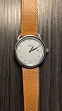 HERMES Arceau AR4.810 Date Brown Dial Automatic Men's Watch