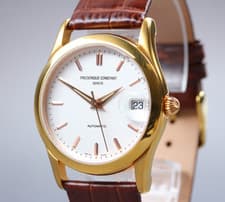 Frederique Constant FC-303 Automatic White Dial Gold Men's Watch Date