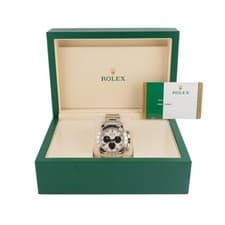 Rolex 116509 Daytona 40 mm White Arabic Dial Oyster Bracelet Box and Papers 2014