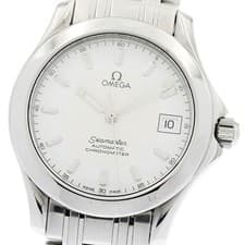 OMEGA Seamaster120 2501.21 Date white Dial Automatic Men's Watch_873131