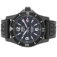 With  Breitling Superocean Automatic 46 M17368 SS Rubber Black Automatic Men s 4