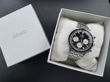 Seiko SBTR055 Chronograph Quartz Men's Watch Box Papers Excellent Working Japan