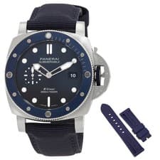 Panerai Submersible Automatic Blue Dial Men's Watch PAM01289