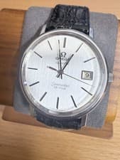 VTG Omega Seamaster Cal.1342 Quartz Date Silver Men's 35mm
