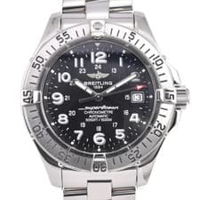 with paper BREITLING Super Ocean A17360 Date Automatic Men's Watch D#147019
