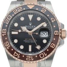 ROLEX GMT-Master 2 Watch 126711CHNR K18PG/Stainless Steel mensWatch black br...