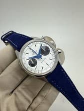 Massena Lab Uni-Racer 39mm White Panda Dial Steel Auto Chronograph UR-001 B+P