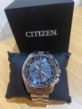 CITIZEN ATTESA H804-T018696 Black Dial Eco-Drive Men's Watch Used Working #34
