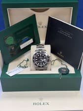 Rolex Submariner 126610LN Oyster Bracelet with Black Bezel 41mm Box And Papers