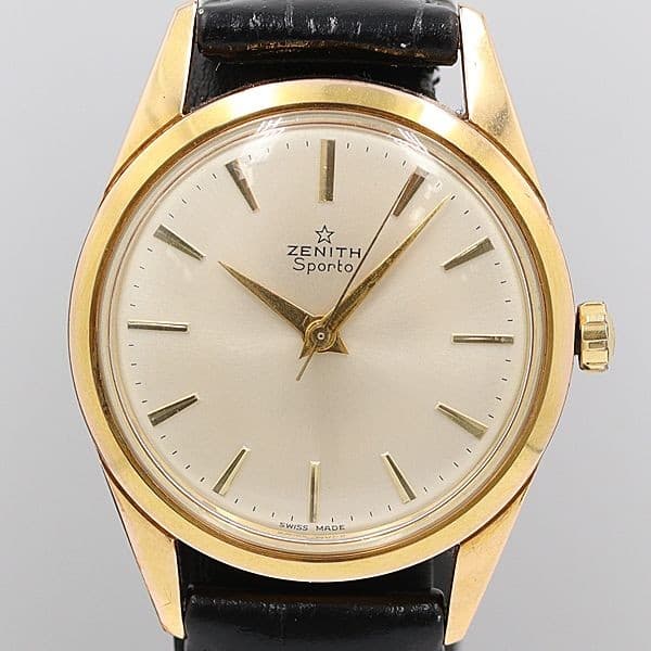 Zenith Sporto Hand Wound Mens Wristwatch Silver Dial OGH 7585ABC0235400