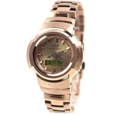 G SHOCK Casio men s wristwatch analog digital date calendar radio solar rose gol