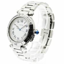 Cartier W31005H3 Pasha 38mm Early Model Roman Numerals Date Automatic _939721