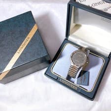 Longines Conquest 170 4005 Gray Dial Quartz Unisex Watch Used Working