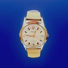 Vintage 60s J.F.K Era BENRUS 3 Star Self-Winding  NOS Bracelet Pristine