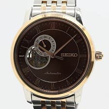 Seiko Presage SARY066 4R39-00M0 SS AT Brown Dial Men's Watch Used