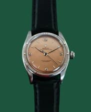 Vintage 1952 Rolex Stainless Big Bubble Back Oyster Perpetual Chronometer 6103