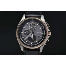 CITIZEN ATTESA BY1004-17X Solar Radio Moon Phase Watch Gray JP