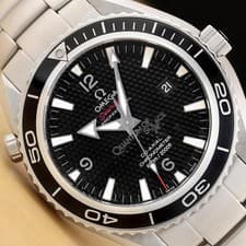 OMEGA SEAMASTER PLANET OCEAN QUANTUM OF SOLACE 222.30.46.20.01.001 B&P WATCH