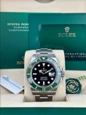 Rolex Submariner Date 41mm Black Dial Green Bezel Oyster Preowned 2022 126610LV