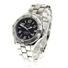 BREITLING COLT OCEAN A17350 38mm SS Black Dial Automatic Date #C488