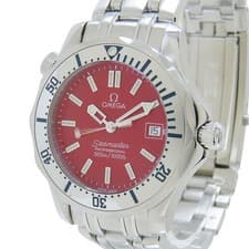 OMEGA Seamaster Professional 300 Limited Model 2562.60.00 Red Dial SS Stainless