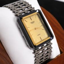 RADO DiaStar Wristwatch Gold Scratch Proof 2668 Timepiece Vintage Genuine