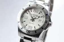 [w/Box Paper] LONGINES HydroConquest L3.640.4 Date Quartz Swiss Made Men's Watch