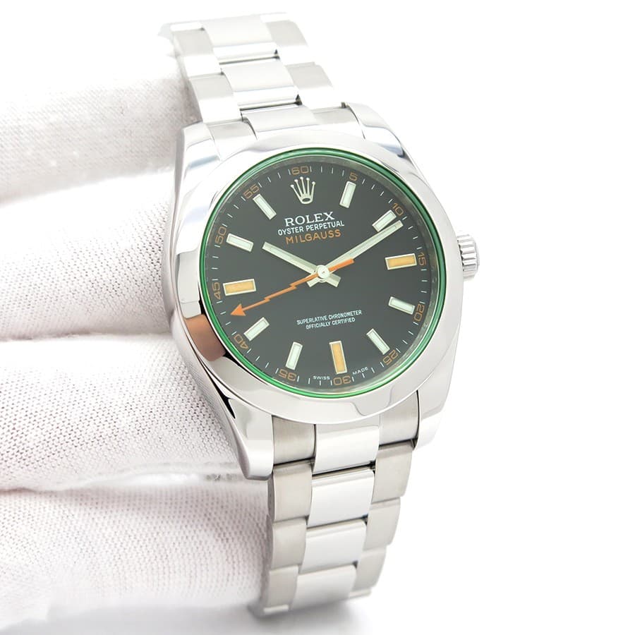 Rolex 116400GV Milgauss with Black Dial