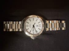 TAG Heuer WAZ2114.BA0875 Men's Analog Display Automatic Self Wind Silver Watch