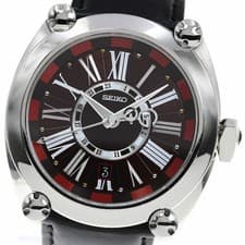 Seiko 8L36-00C0 SBLM005 Galante Mechanical GMT Automatic Men’s Watch Used